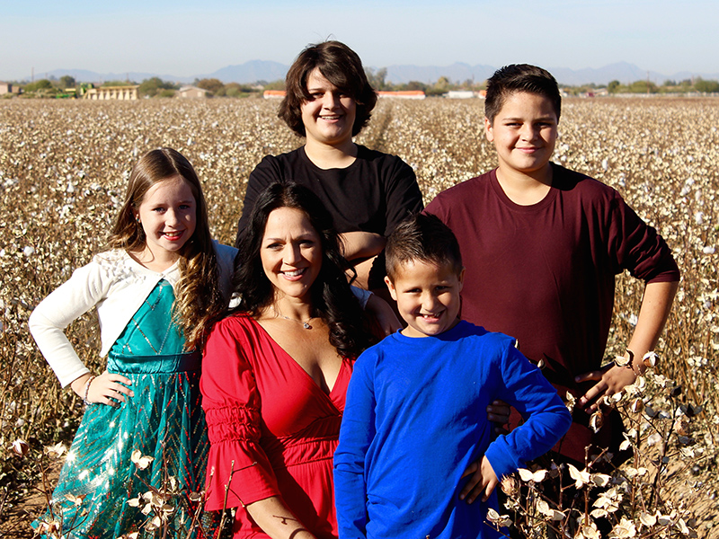 Dena Larsen-Gazely and Family